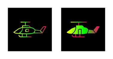 icono de vector de helicóptero militar