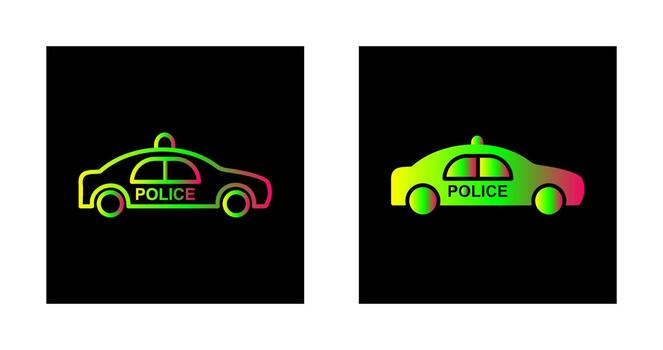 Police Car Vector Icon