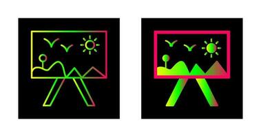 Painting of Canvass Vector Icon