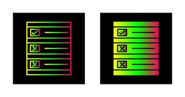 icono de vector de papeleta