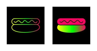 Hot Dog Vector Icon