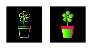 Flower Pot Vector Icon