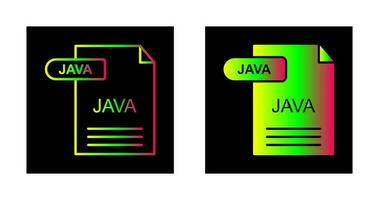 icono de vector de java