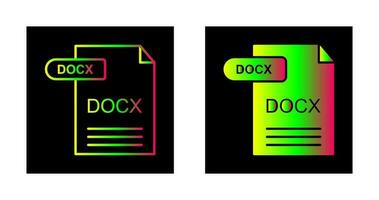 icono de vector docx