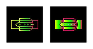 icono de vector de cinturón