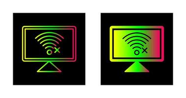 Disconnected Network Vector Icon