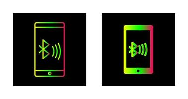 icono de vector de dispositivo conectado