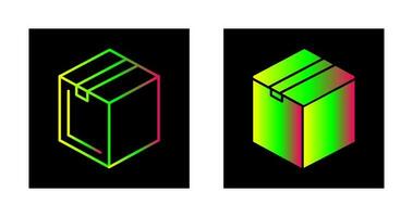 icono de vector de paquete