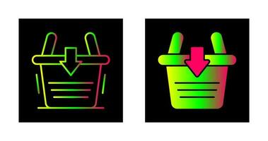 Add To Basket Vector Icon