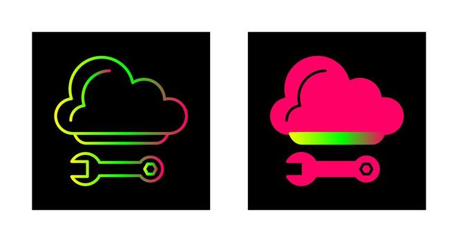 Cloud Computing Vector Icon