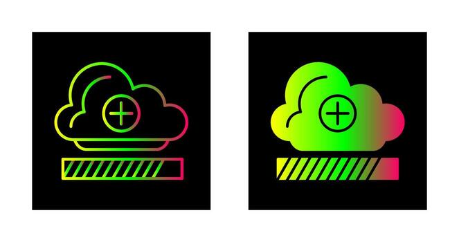 icono de vector de carga