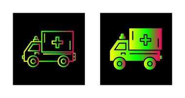 icono de vector de ambulancia