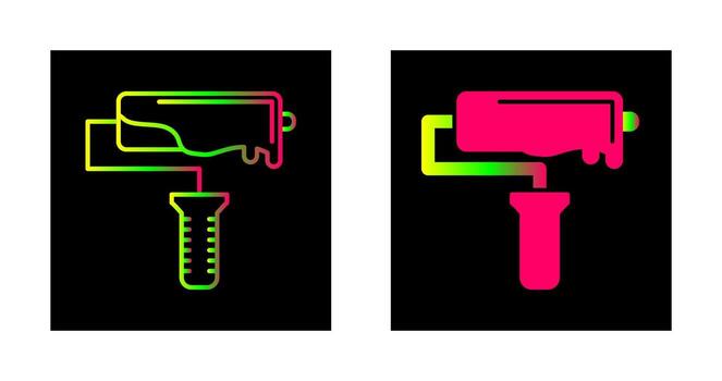 icono de vector de rodillo