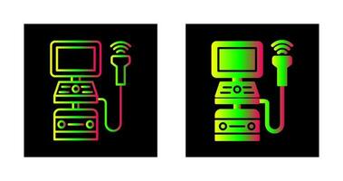 Ultrasound Machine Vector Icon