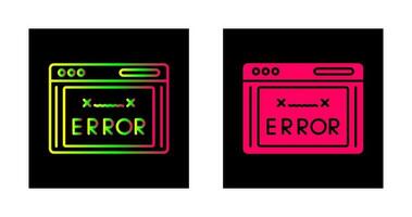 Error Code Vector Icon