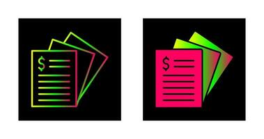 Invoice Vector Icon
