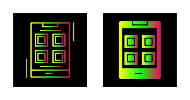 icono de vector de aplicaciones