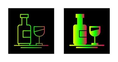 Wine Bottle Vector Icon