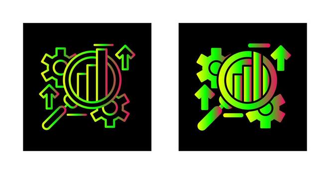 icono de vector de análisis