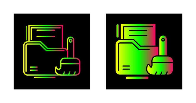 Data Cleaning Vector Icon