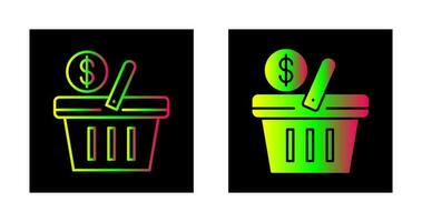 Shopping Basket Vector Icon