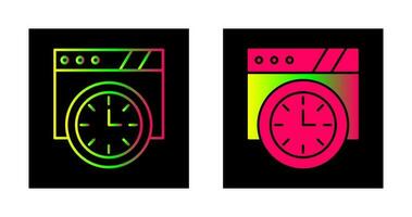 Wall Clock Vector Icon