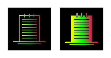 icono de vector de notas