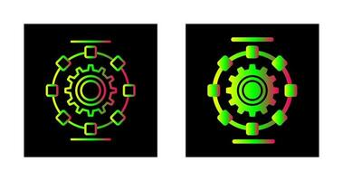 Automated Process Vector Icon