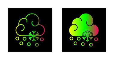 Snow Fall Vector Icon