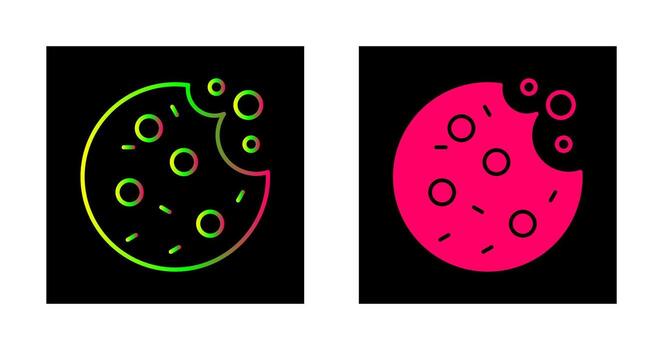 icono de vector de galleta