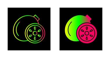 icono de vector de kiwi