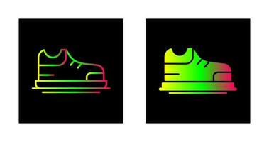 icono de vector de zapatos