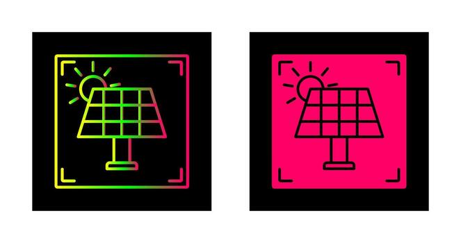 icono de vector de panel