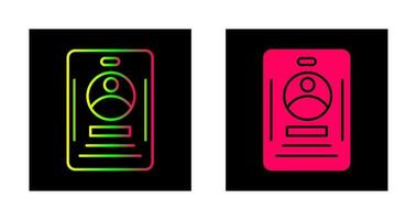 Office Card Vector Icon
