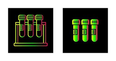 icono de vector de tubo de ensayo