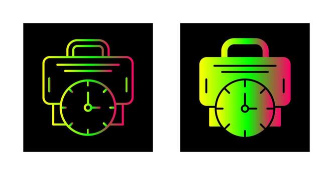 icono de vector de maletín