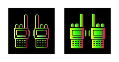 icono de vector de walkie-talkie