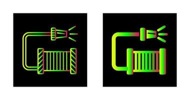 icono de vector de manguera de agua