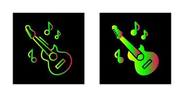 icono de vector de guitarra