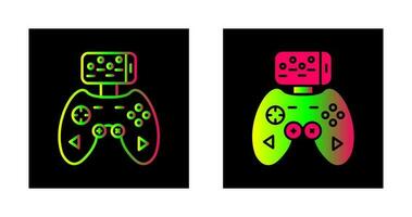 icono de vector de controlador de juego