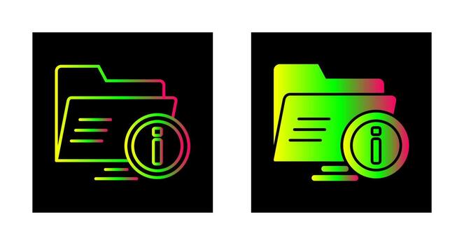 icono de vector de carpeta