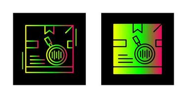 icono de vector de código de seguimiento