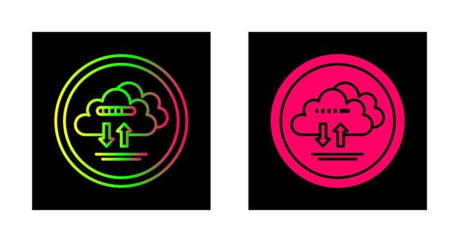 Cloud Data Vector Icon