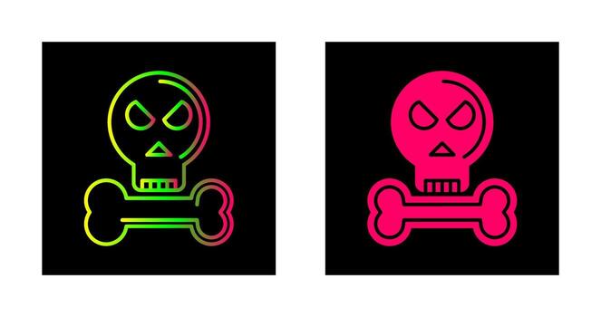 icono de vector de huesos