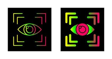 Eye Scan Vector Icon