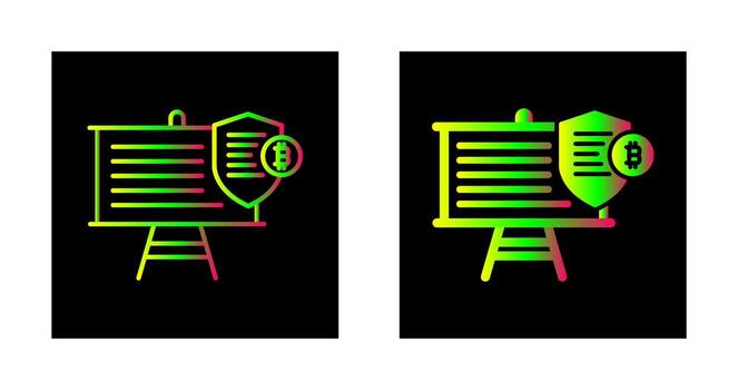 icono de vector de presentación