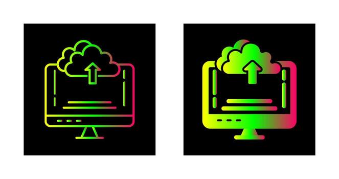 icono de vector de carga