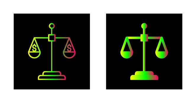 icono de vector de escala