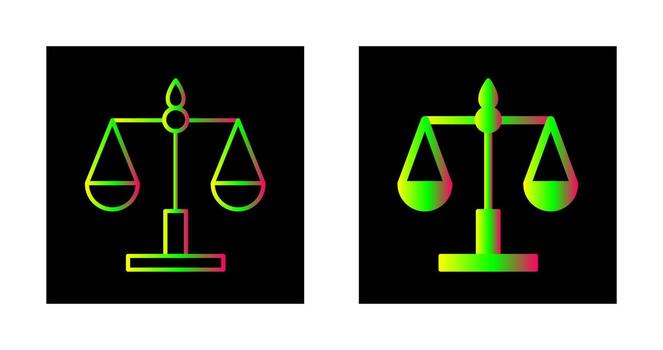 icono de vector de escala