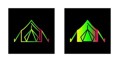 Tent Vector Icon